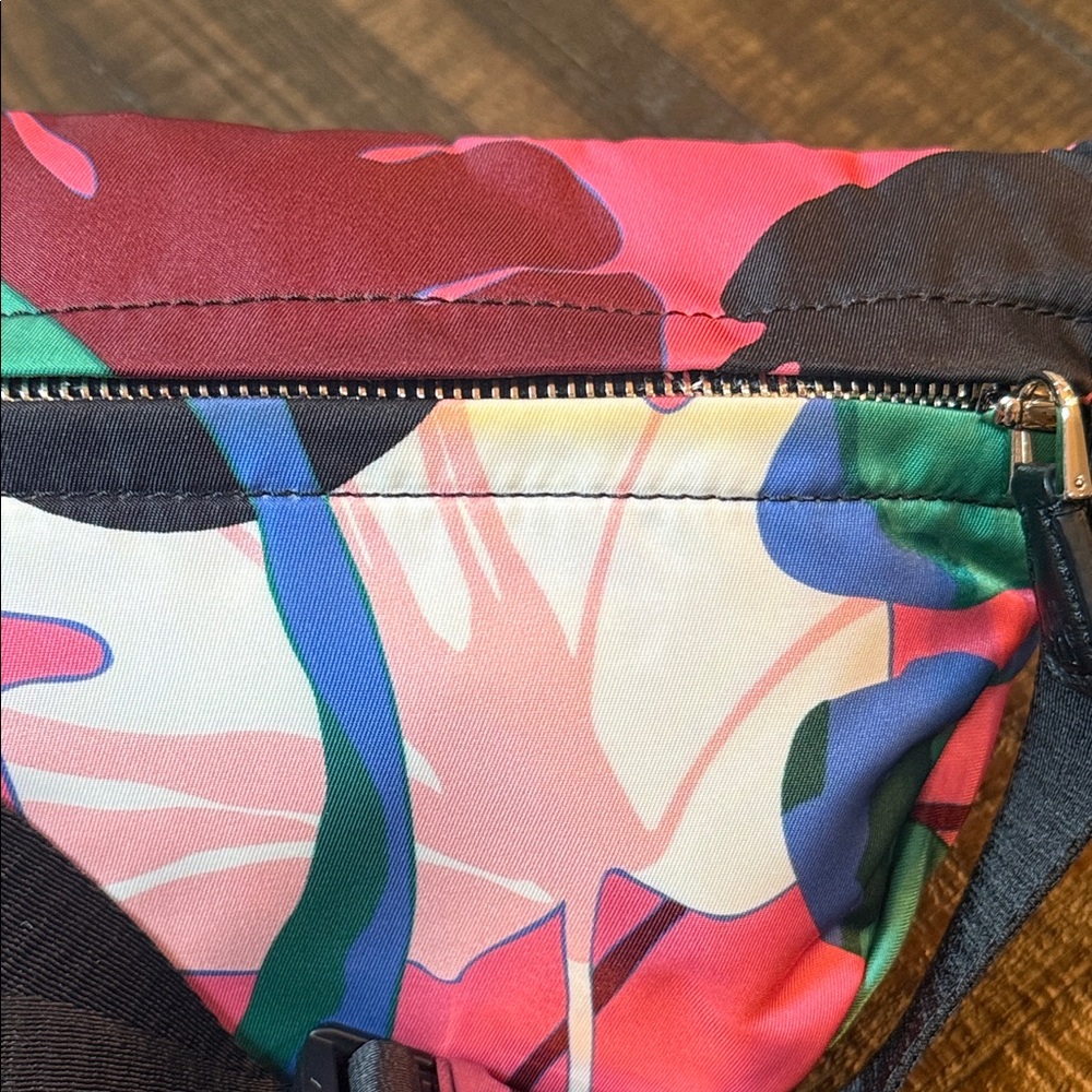 Moncler Felicie Borsa Tropical Print Belt Bag‎ Crossbody Fanny Pack Authentic - Picture 9 of 16